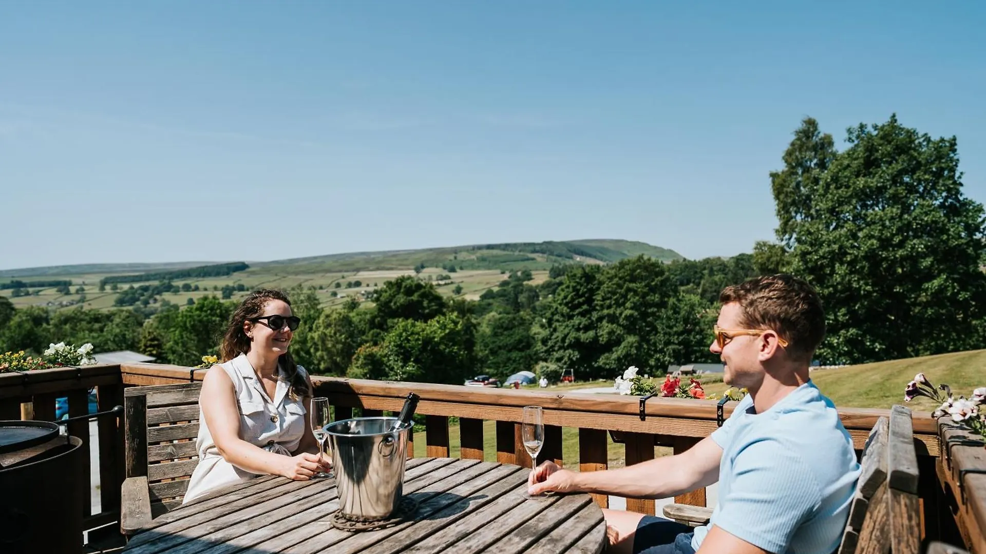 Timber Chalet Lodges With Hot Tubs Skipton
